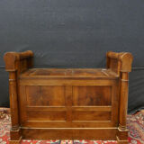 Walnut chest bench