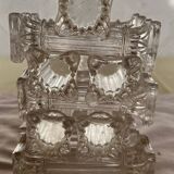 Lot de 12 repose couteaux  en verre vintage