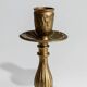 Vintage 1930s Solid Brass Candleholders Set of 2, Warm Golden-Brass, Italian Classic Table Decor