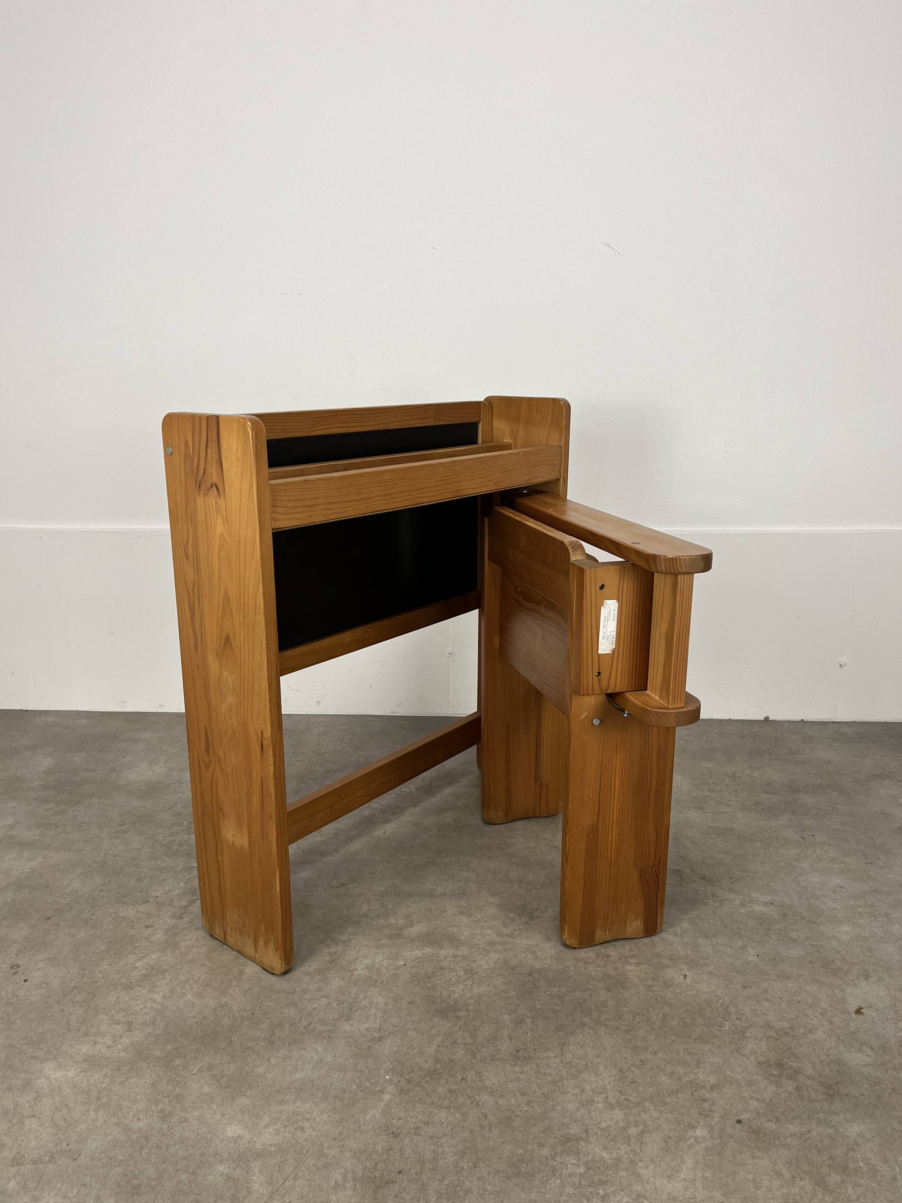 Trama folding pine children's desk, desk