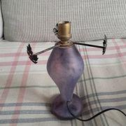 Lampe vintage en pâte de verre
