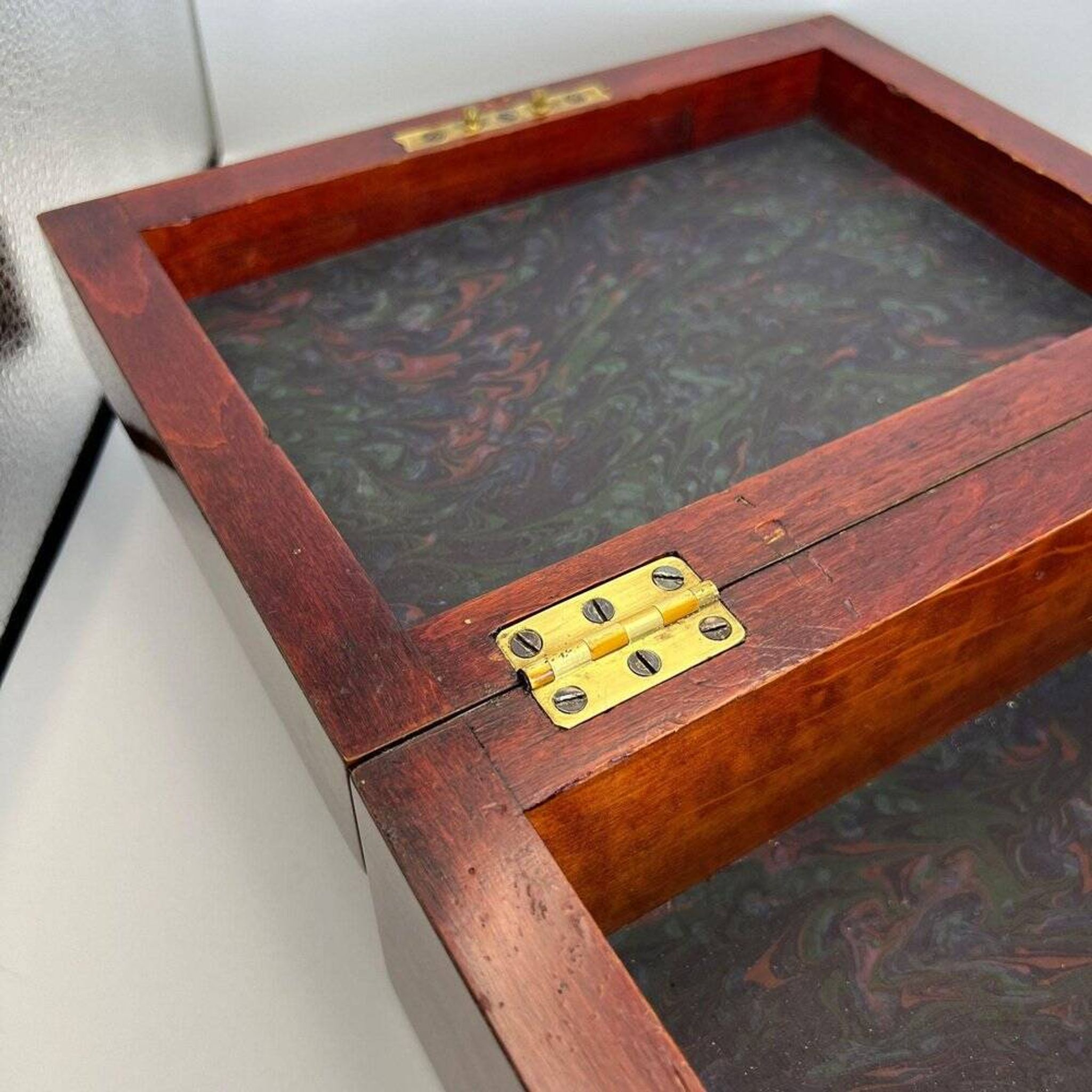 Late Biedermeier Box in Walnut and Walnut Burl, Austria, 1850s