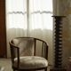 Pair of Danish armchairs in beech, reupholstered in lambswool, Art Nouveau, 1900s.
