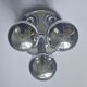 Rare Midcentury Flush Mount, Ceiling Lamp, Italy, 1970s