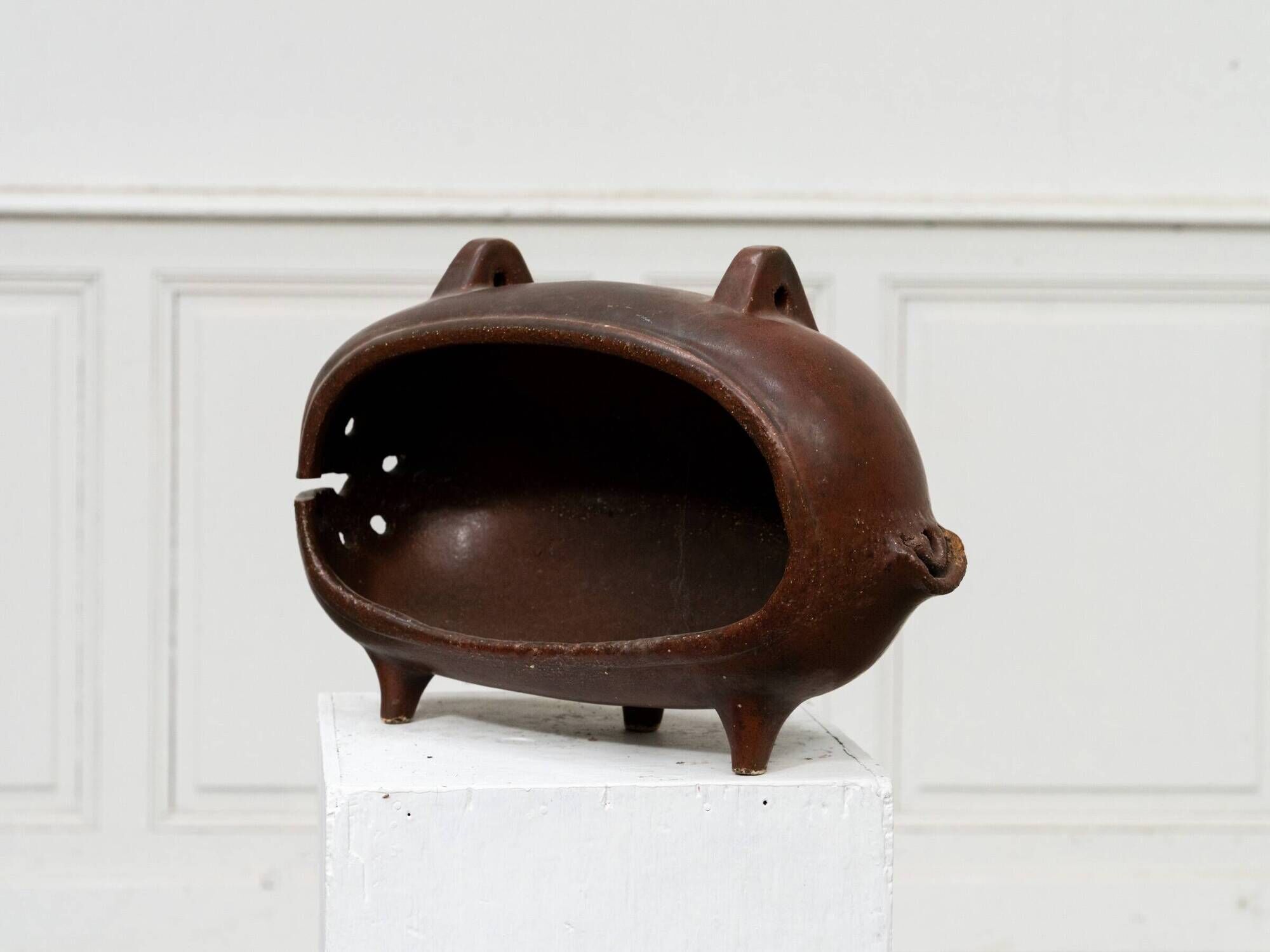 Céramique cochon vintage, années 1960