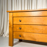 Elm chest of drawers