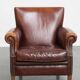 Vintage Sheepskin Leather Armchair
