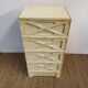 Prisunic orange chest of drawers 1970