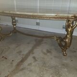 Onyx tray coffee table