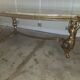 Table basse plateau onyx