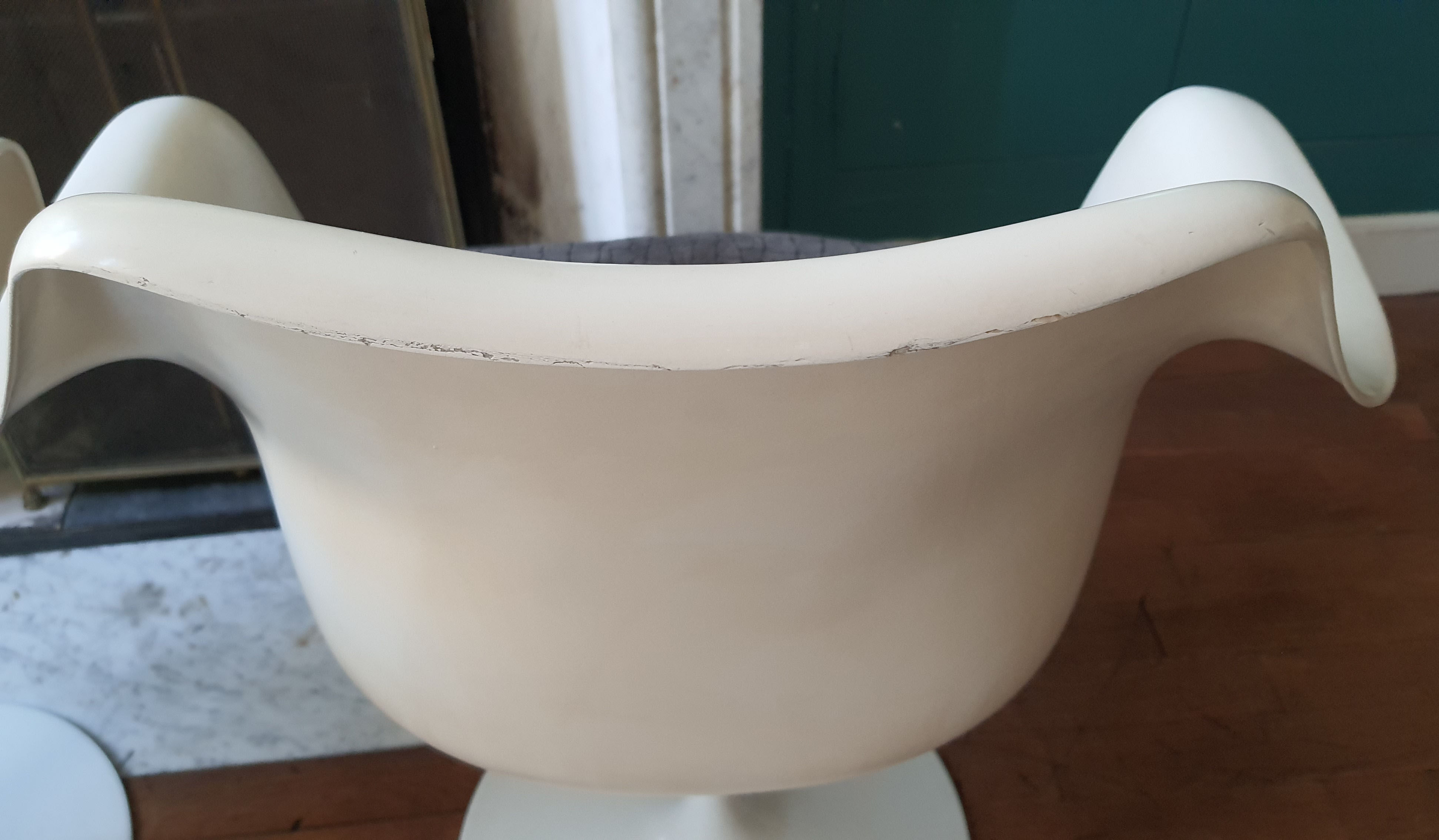 Set 4 armchairs Tulipe by Eero Saarinen Knoll International