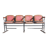 4 seater cinema bench