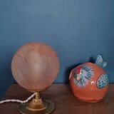 Lamp globe glass paste