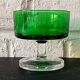 6 stemmed cups in emerald green, Cavalier Luminarc France