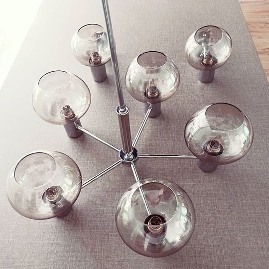 Lustre vintage et 2 appliques