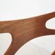 Chaise de salle à manger Hans Wegner pour Carl Hansen and Son « Sawbuck » ou CH29p