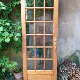 Porte vitrée ancienne en bois