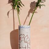 The dancers - ceramic vase