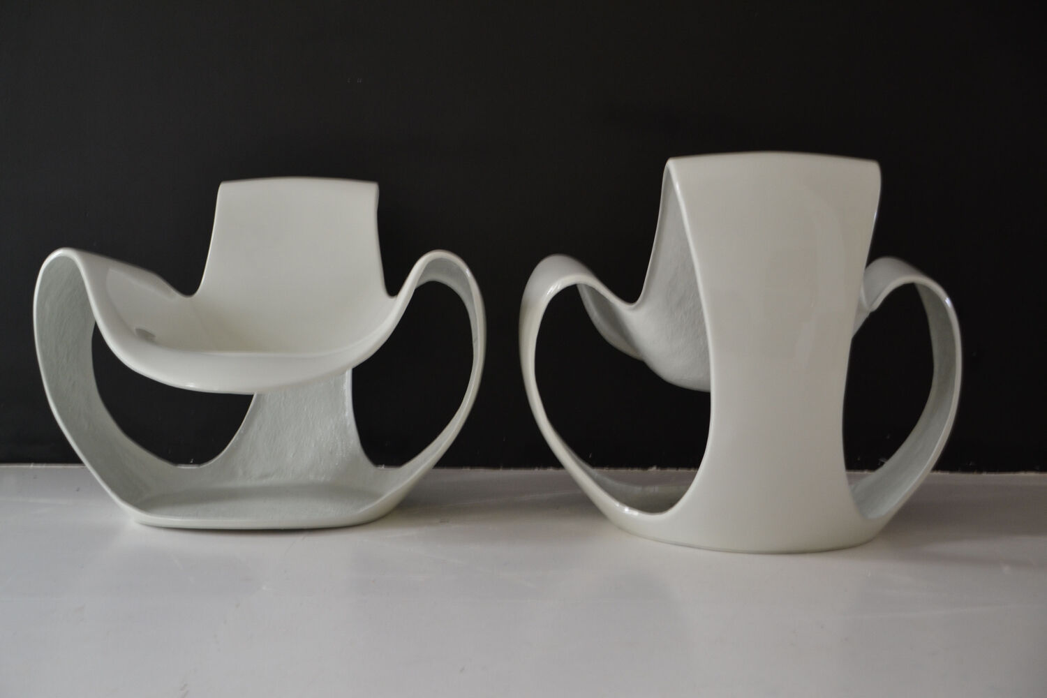 Pair of Albatros armchairs by Danielle Quarante for Airborne