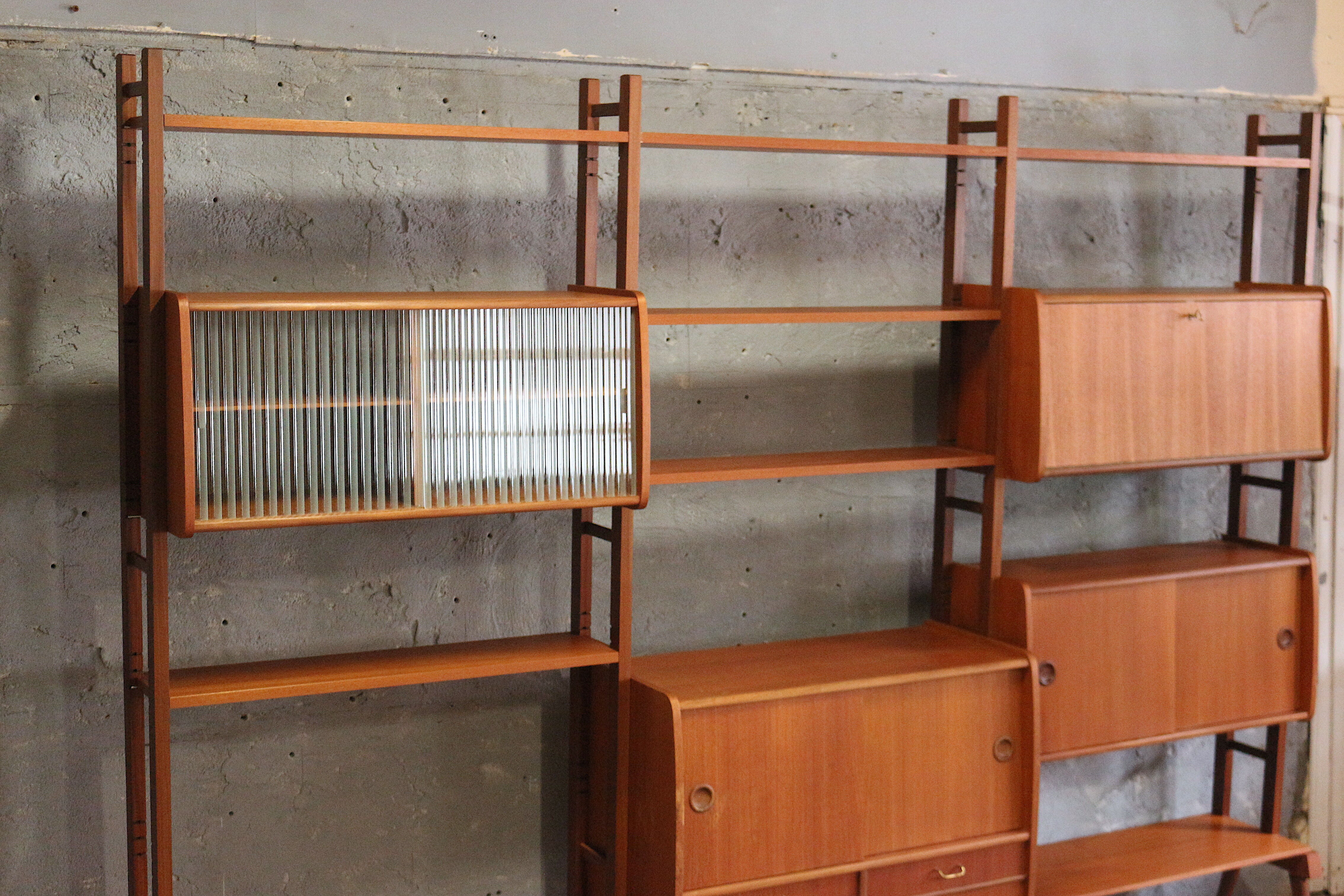 Mid century teak shelf, 1960's Norway