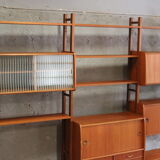 Mid century teak shelf, 1960's Norway