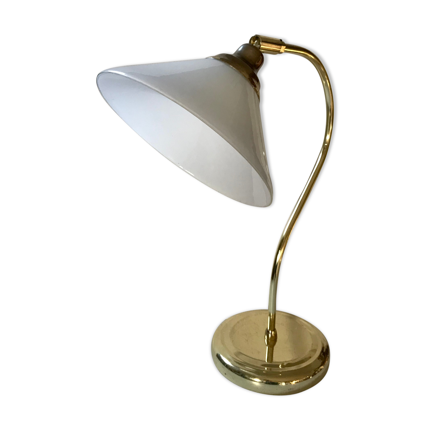 Vintage opaline lamp