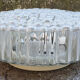 Helena Tynell bubble ceiling lamp for Limburg house, vintage, 60s