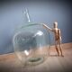 Demijohn 20L transparent round