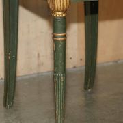 Paire Antique Chaises d'Appoint William Kent Empire Sculptées en Cygne