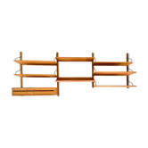 Etagère modulable par Poul Cadovius pour Royal System Danemark 1960