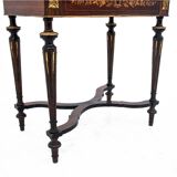 Inlayed desk, Napoleon III, France, circa 1870. Antique.