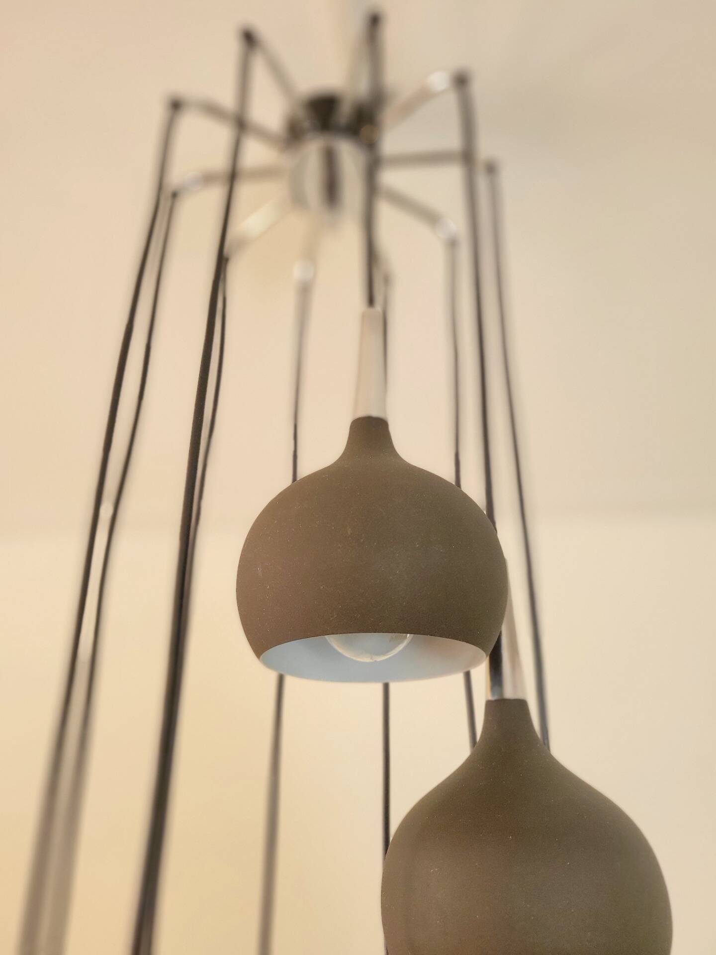 Large cascade pendant lamp by Hans Agne Jakobsson for AB Markaryd