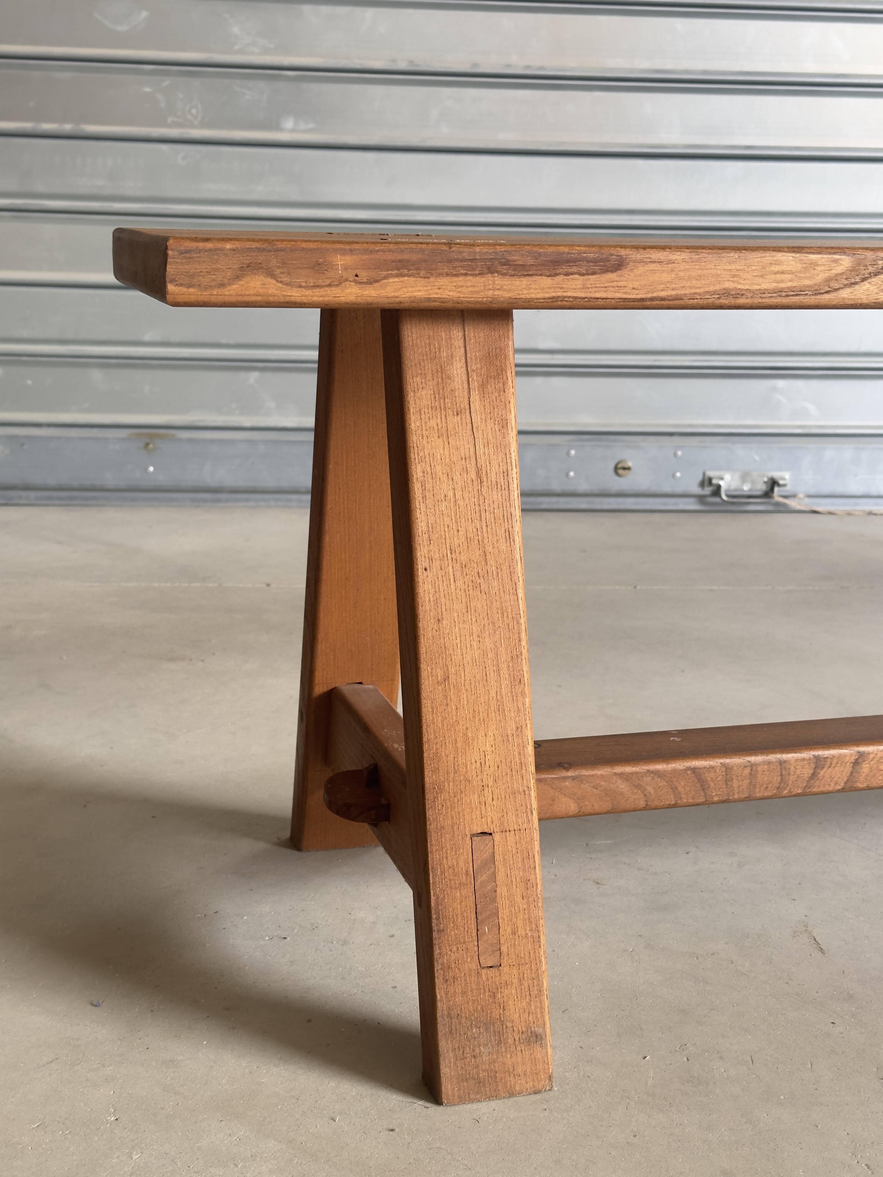 Grand banc en bois massif