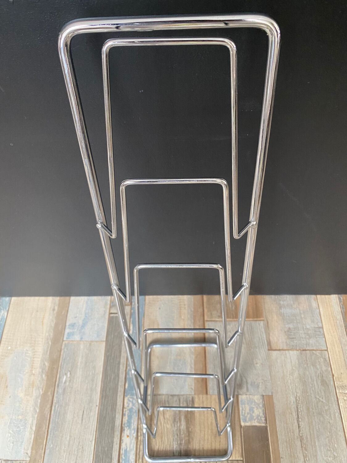 Vintage stainless steel vinyl door