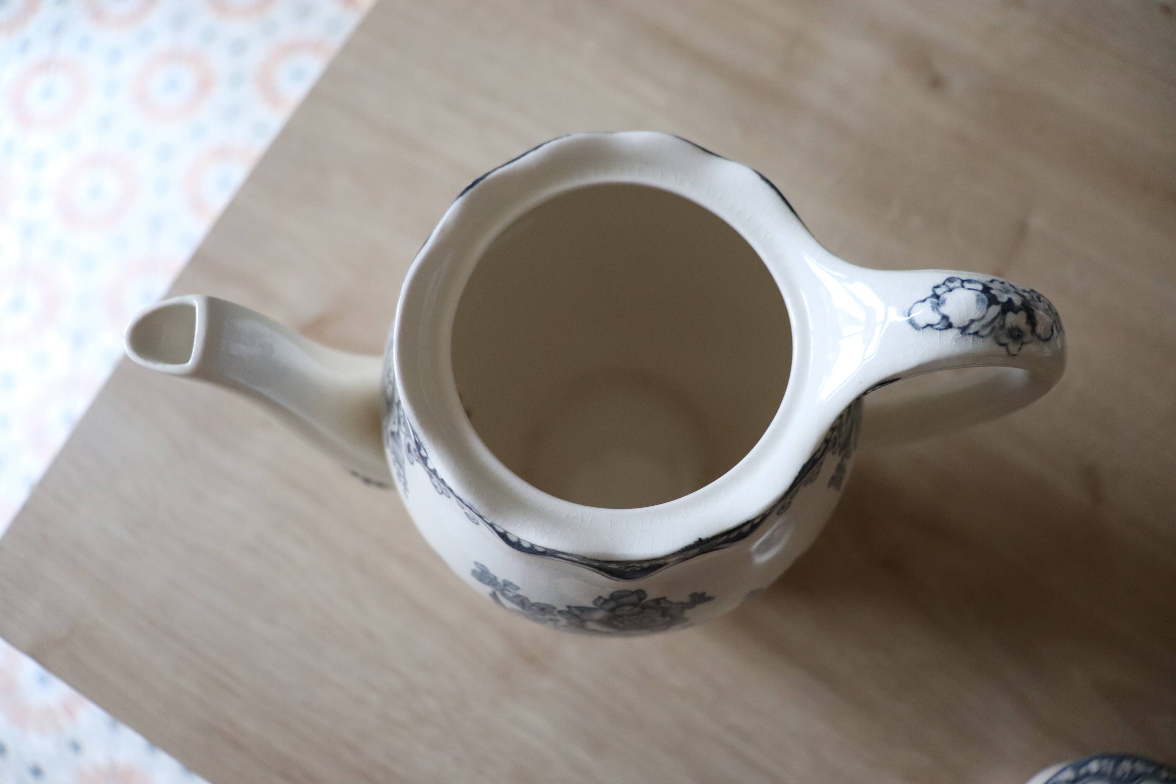 Service à café "Bristol" Crown Ducal, complet, Porcelaine anglaise de 1930