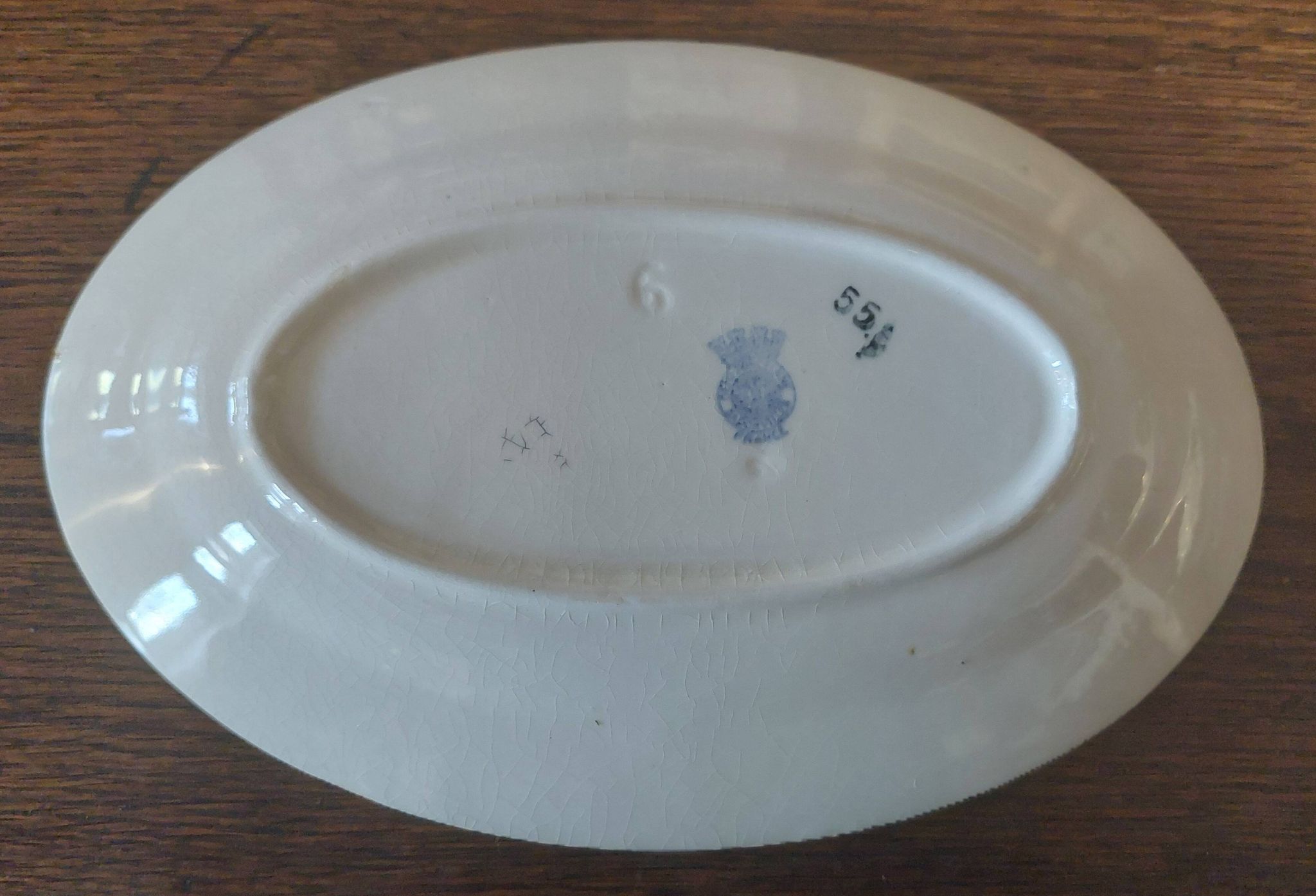 Ravier in earthenware from Badonviller iron clay
