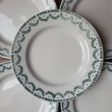 5 assiettes à dessert Terre de fer