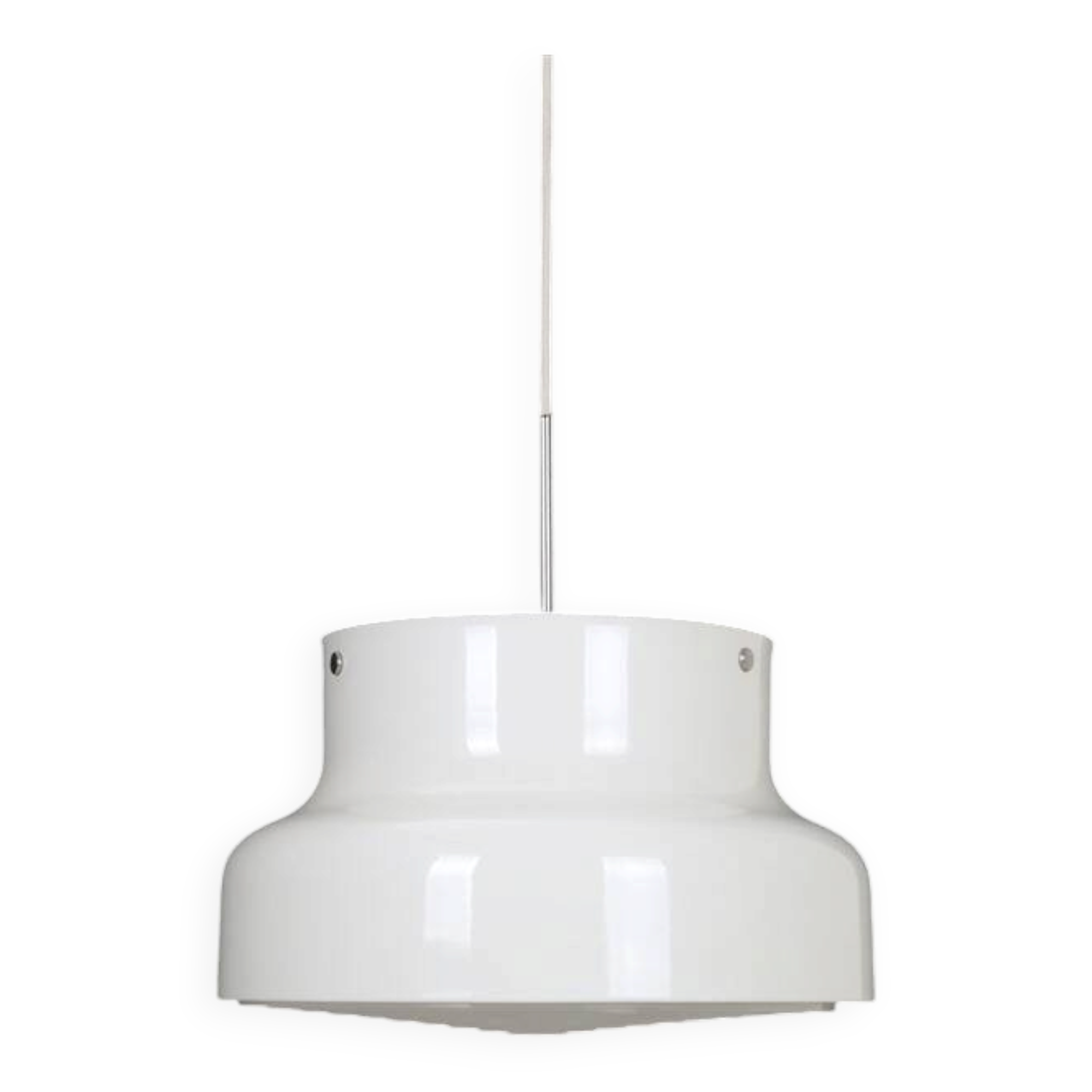 Suspension "Bumling" par Anders Pehrson pour Ateljé Lyktan / Design moderne du milieu du siècle / Années 1970 / blanc crème