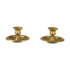 Paire de bougeoirs en laiton 4 cm