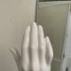 Hand ceramic wall lamp 1980