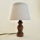 Lampe en bois
