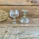 6 small vintage Luminarc glasses