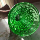 Vase with green spikes from Italy, vintage 60s