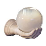 Hand ceramic wall lamp