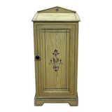 19th century English bedside table in painted fir