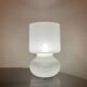 Vintage opaline mushroom lamp