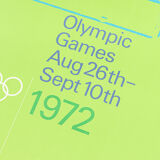 1970s poster “hürdenlauf”, otl aicher