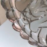 Antique pair of Portieux crystal candlesticks, 19th century