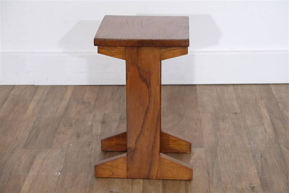 Vintage wooden side table 1960