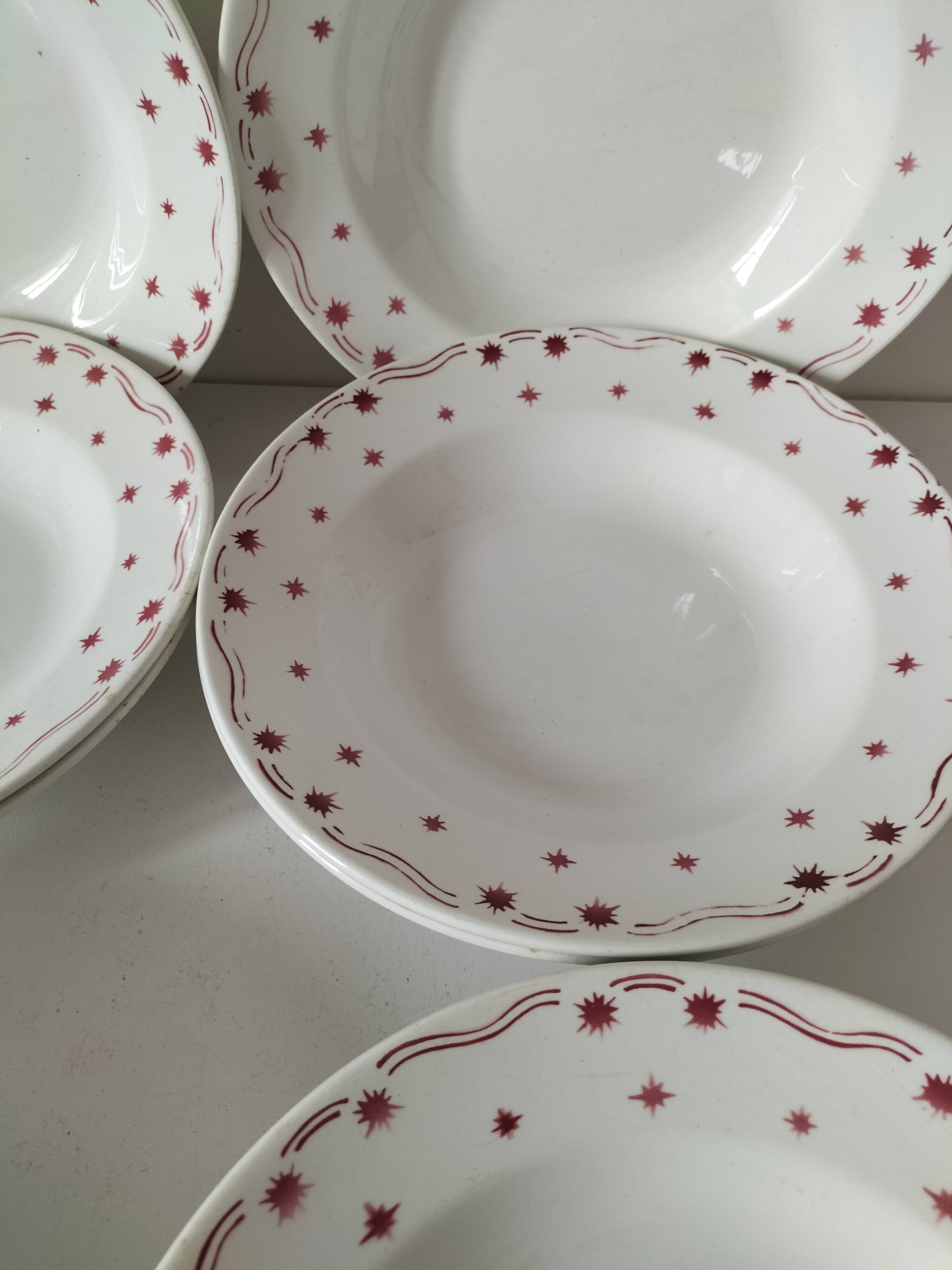 Céranrd Saint Amand plates star model